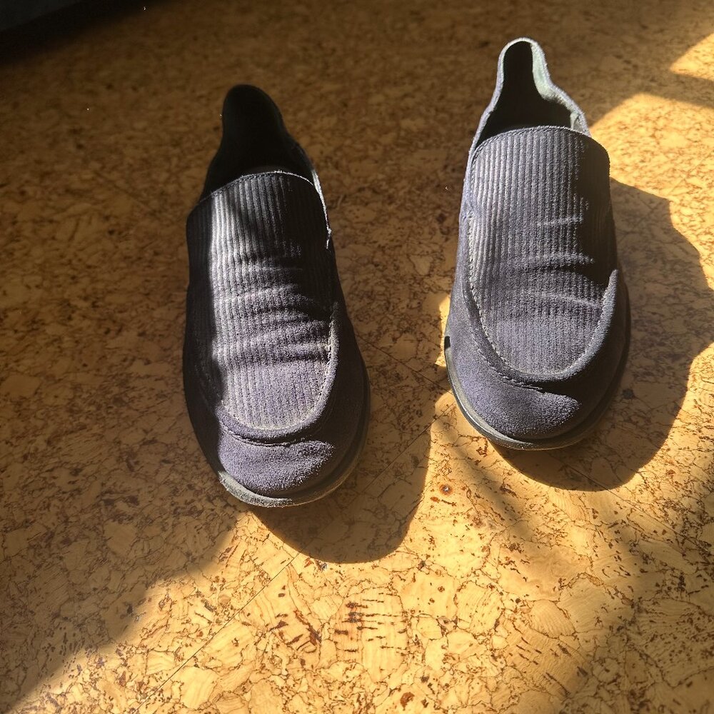 Rag & Bone Navy Blue Leather Loafers